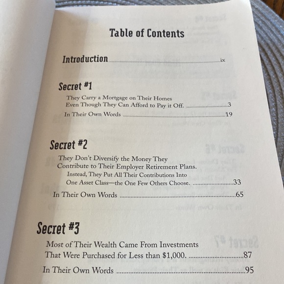 ORDINARY PEOPLE EXTRAORDINARY WEALTH 8 Secrets RIC EDELMAN Oversize PB EUC - Picture 4 of 6